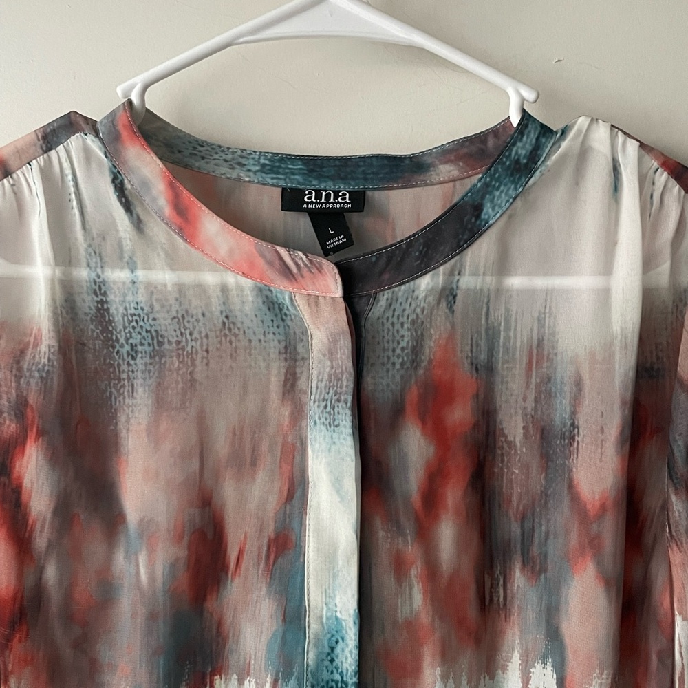 A.n.a button down blouse - Picture 3 of 9